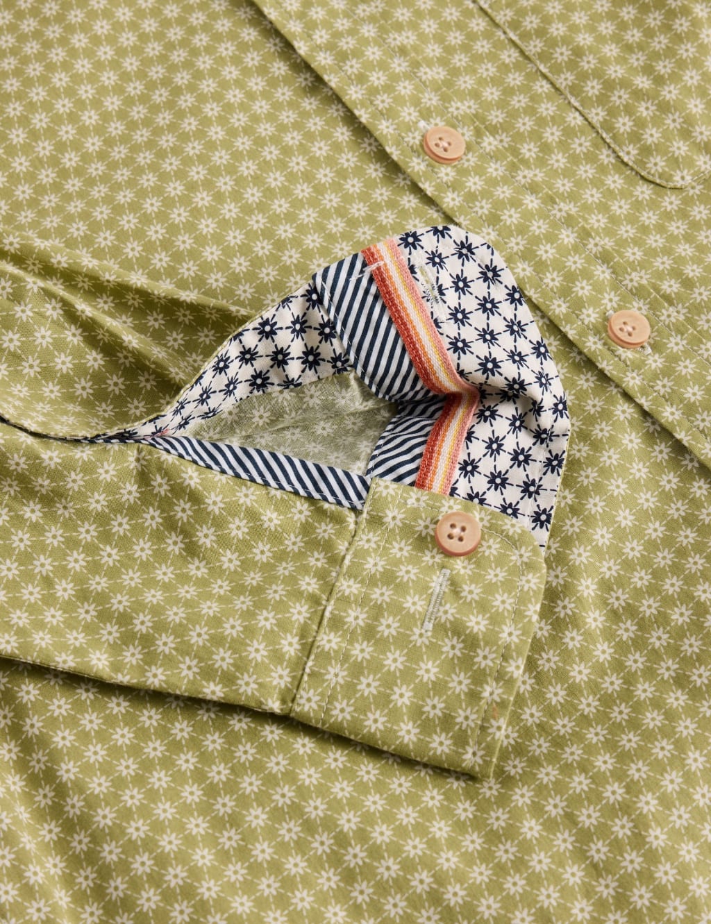 Slim Fit Cotton Rich Floral Shirt 6 of 6