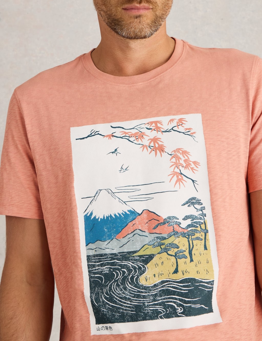 Pure Cotton Mountain Graphic T-Shirt 5 of 6