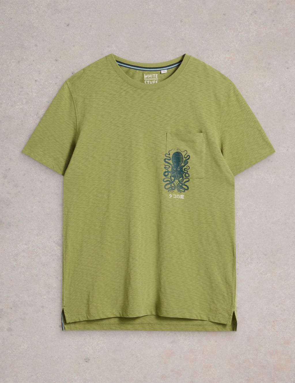 Pure Cotton Octopus Graphic Crew Neck T-Shirt 2 of 6