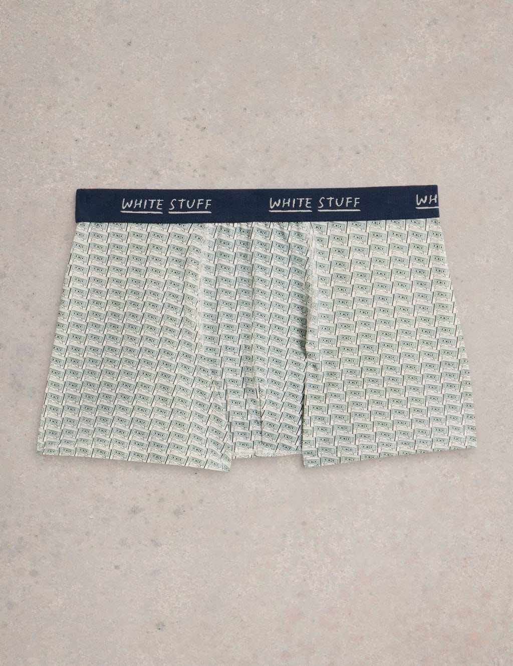 2pk Cotton Rich Cassette & Plain Boxers 3 of 3