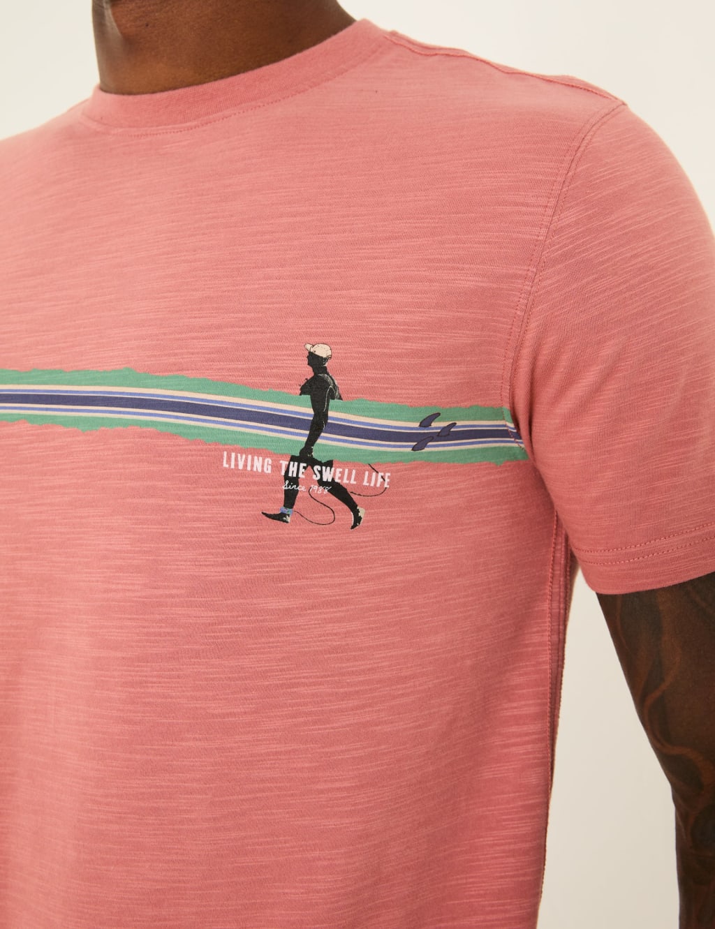 Pure Cotton Surf Graphic T-Shirt 4 of 5