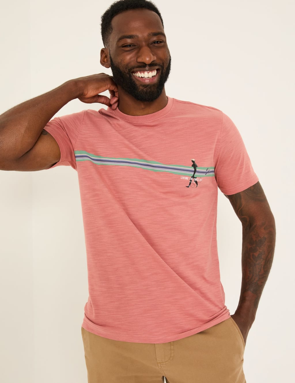 Pure Cotton Surf Graphic T-Shirt 5 of 5