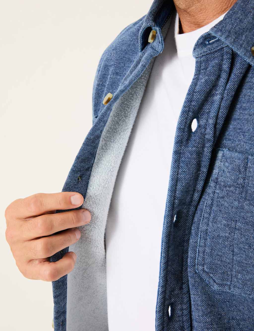 Pure Cotton Denim Shirt 5 of 5