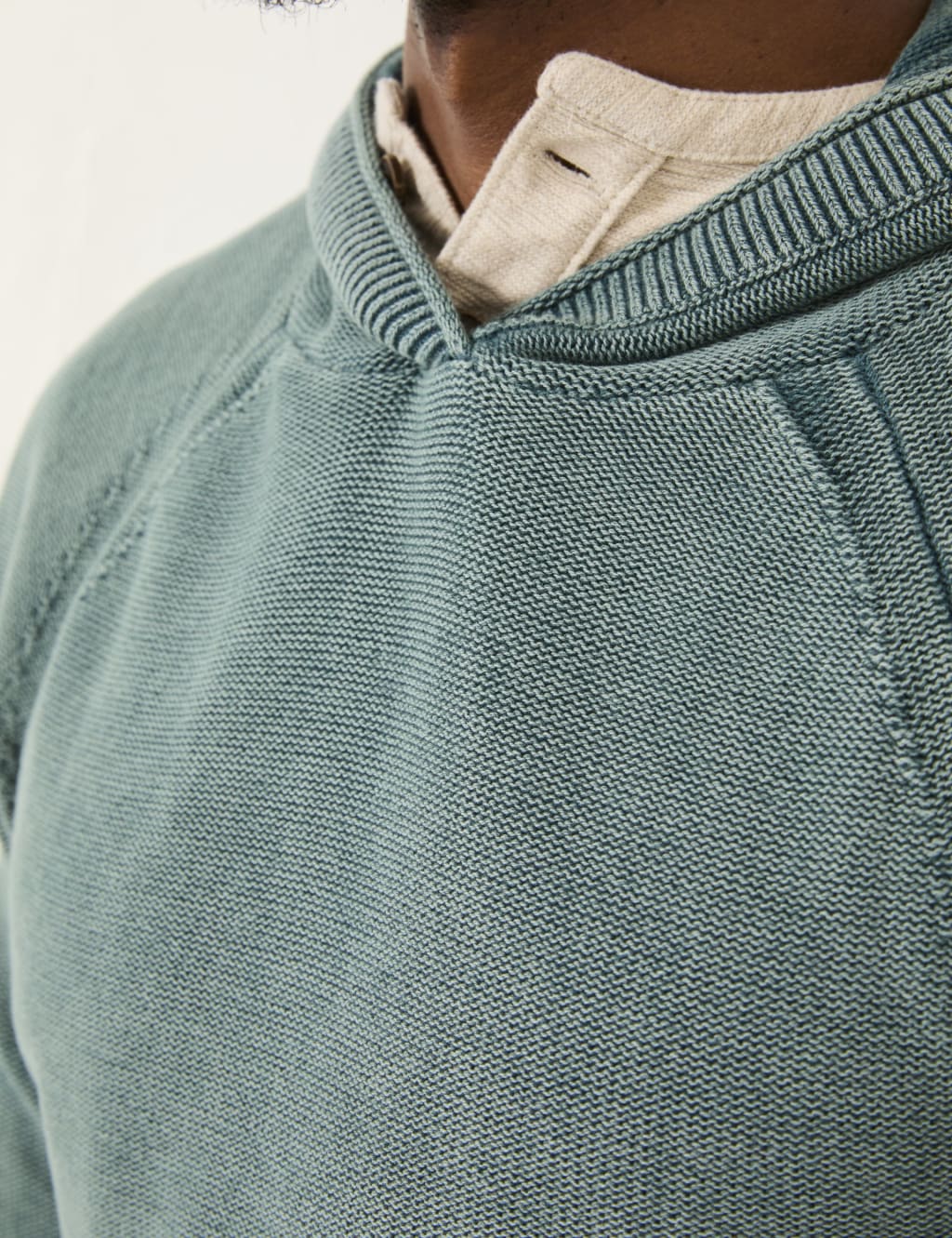 Pure Cotton Ribbed Textured Hoodie 4 of 5