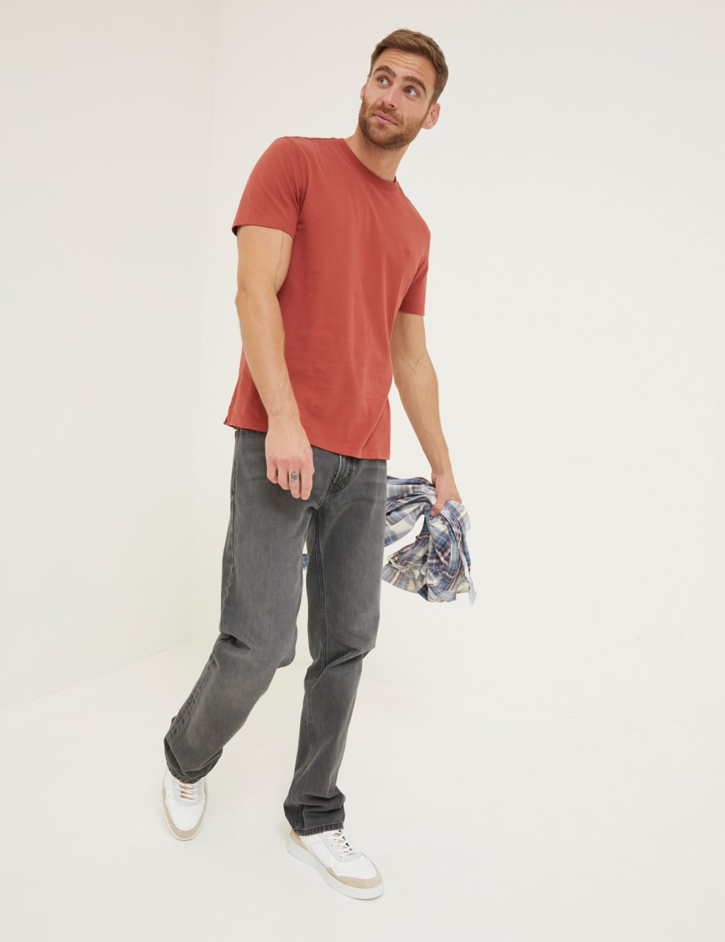 Cotton Crew Neck T-Shirt 3 of 5