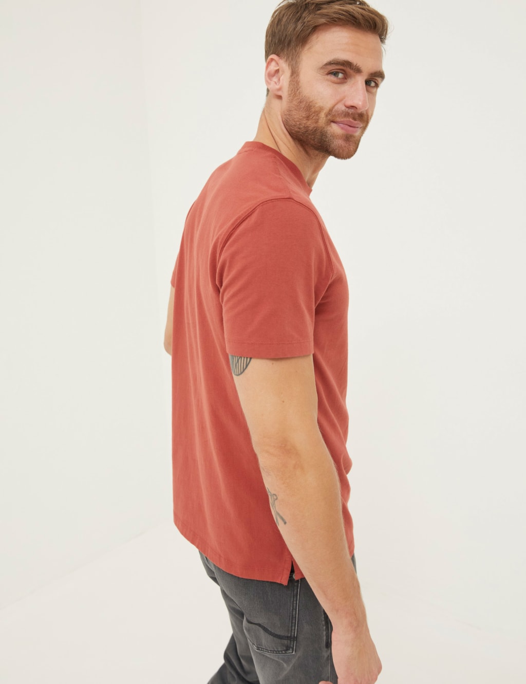 Cotton Crew Neck T-Shirt 4 of 5