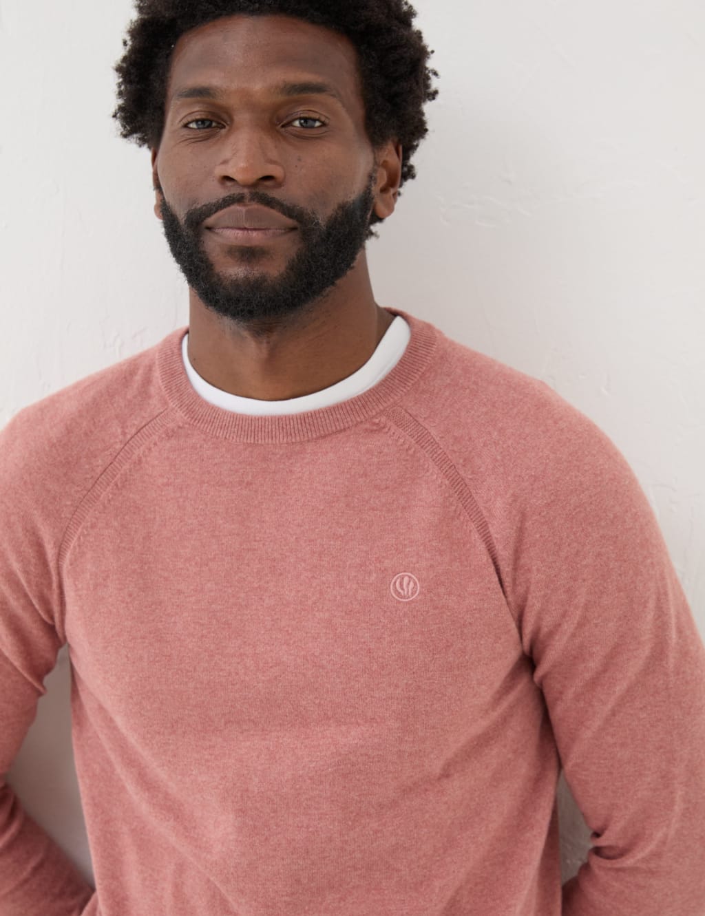 Cotton Rich Crew Neck Jumper 4 of 5
