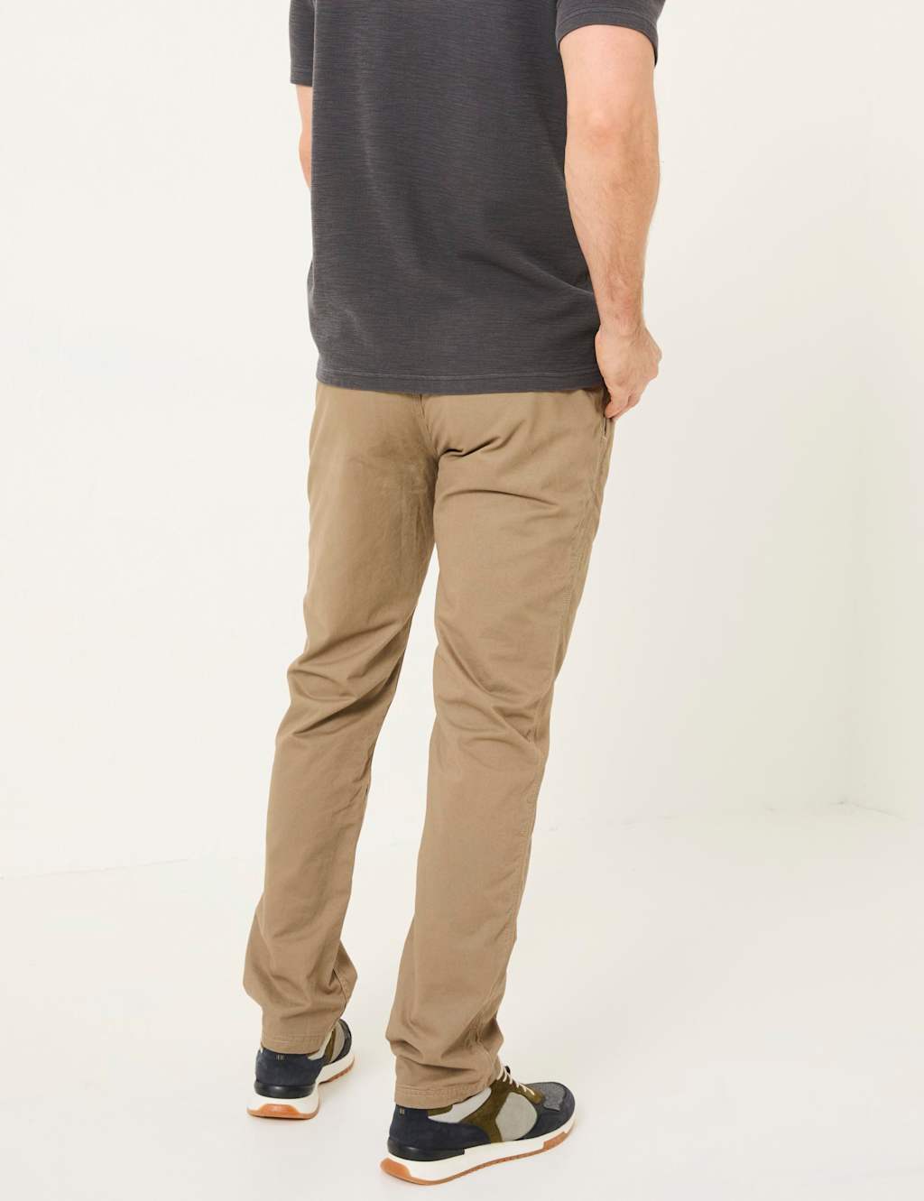 Regular Fit Pure Cotton Trousers 4 of 5