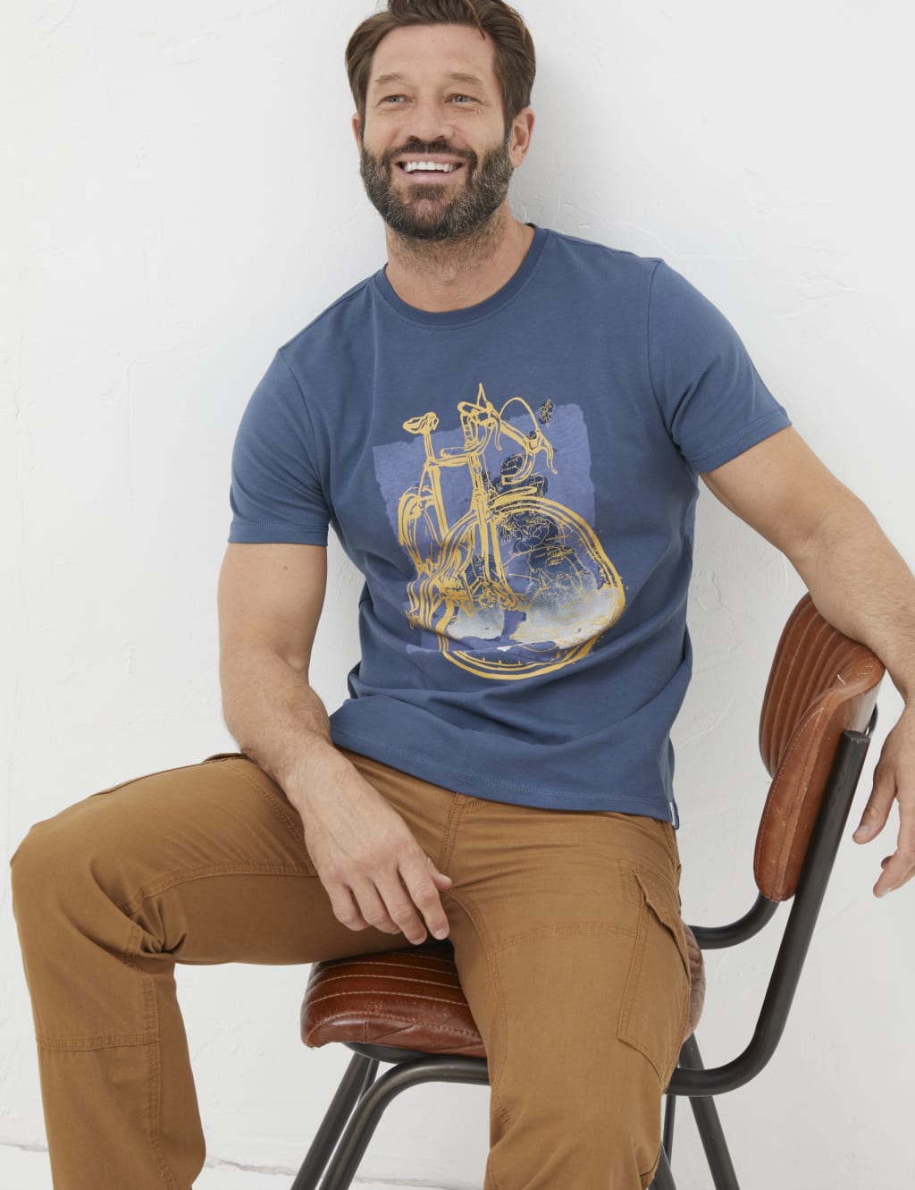 Pure Cotton Bike & Map Graphic T-Shirt 5 of 5