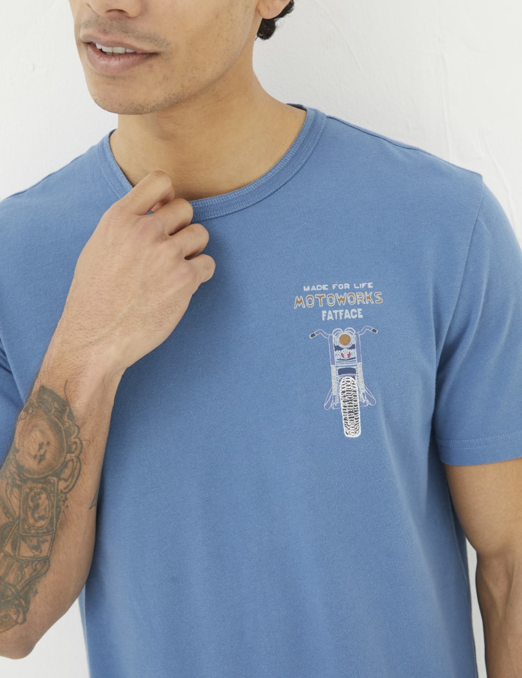 Pure Cotton Motorbike Graphic T-Shirt 4 of 5