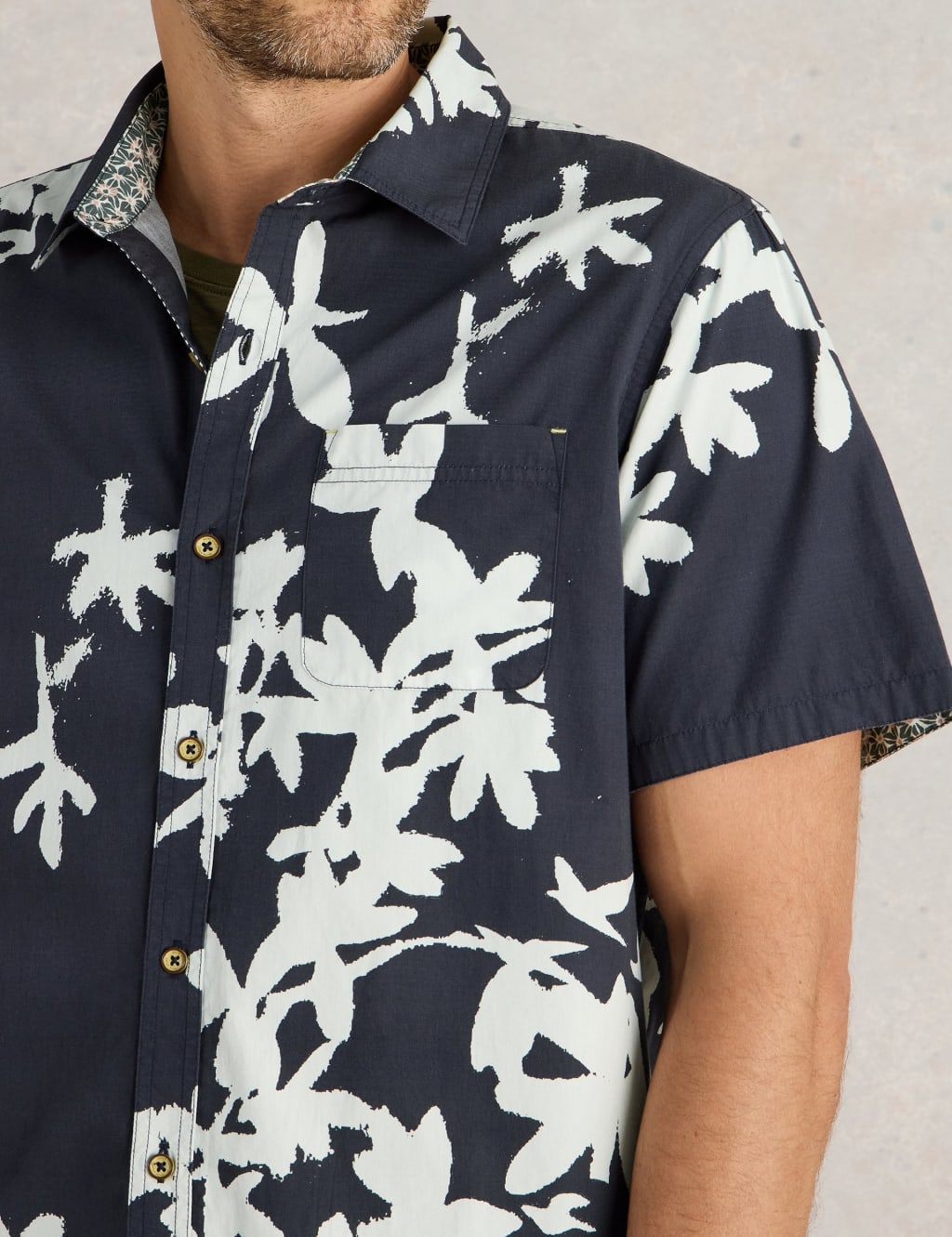 Pure Cotton Floral Print Shirt 5 of 6