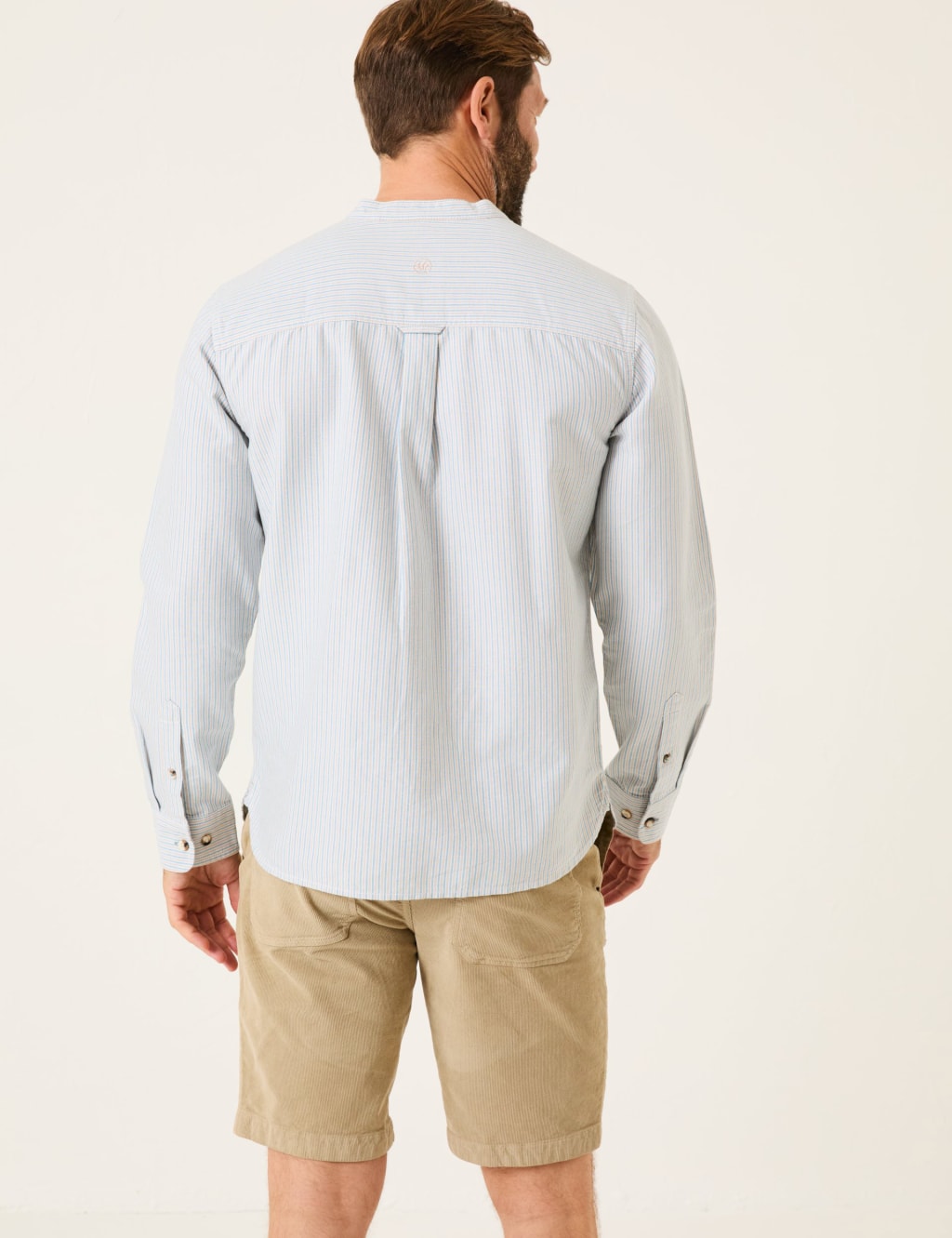 Pure Cotton Striped Oxford Shirt 2 of 4