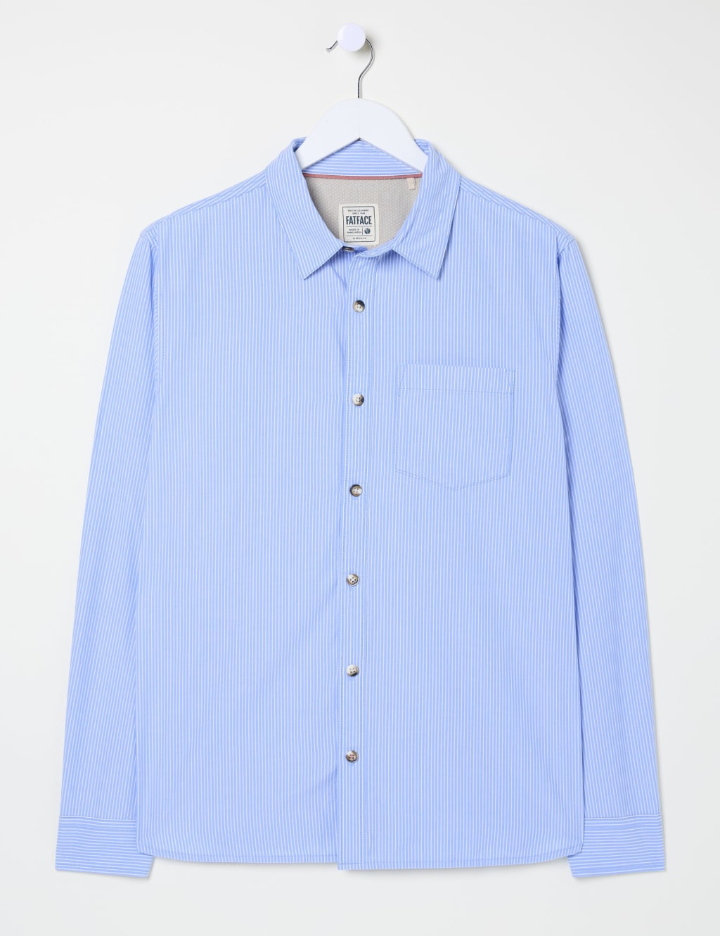 Pure Cotton Striped Oxford Shirt 2 of 5