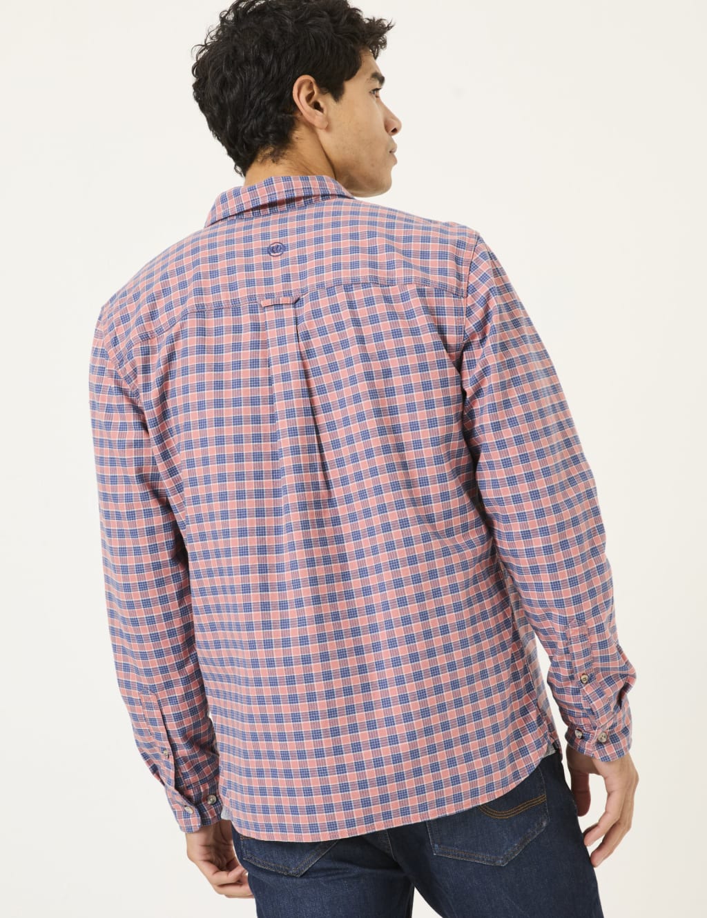 Pure Cotton Check Overshirt 3 of 6