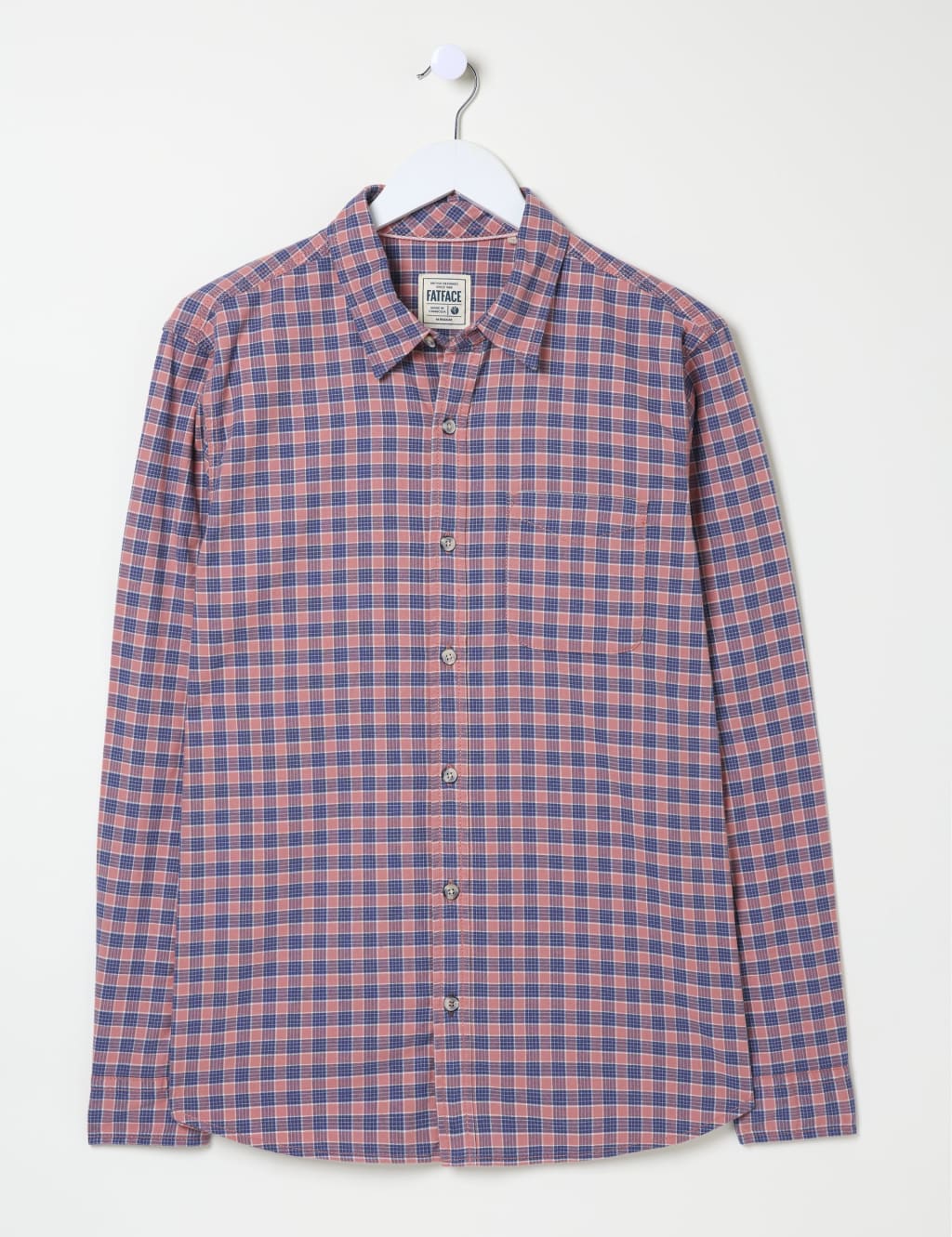 Pure Cotton Check Overshirt 2 of 6