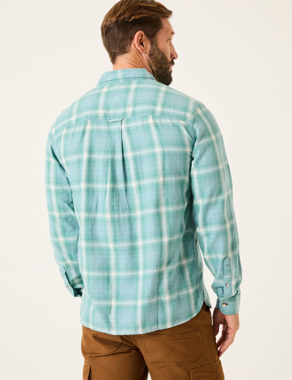 Pure Cotton Check Overshirt 3 of 5