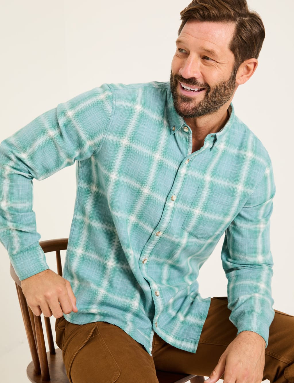 Pure Cotton Check Overshirt 5 of 5