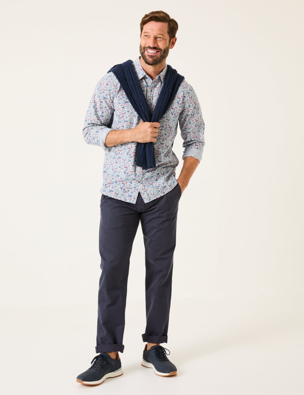 Pure Cotton Ditsy Floral Shirt 3 of 5