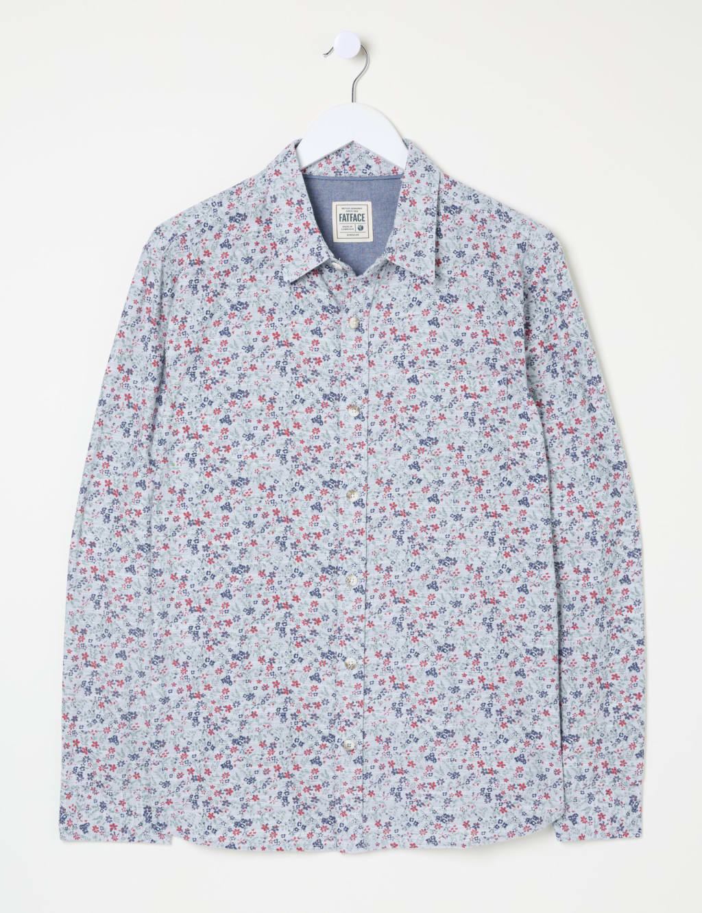 Pure Cotton Ditsy Floral Shirt 2 of 5