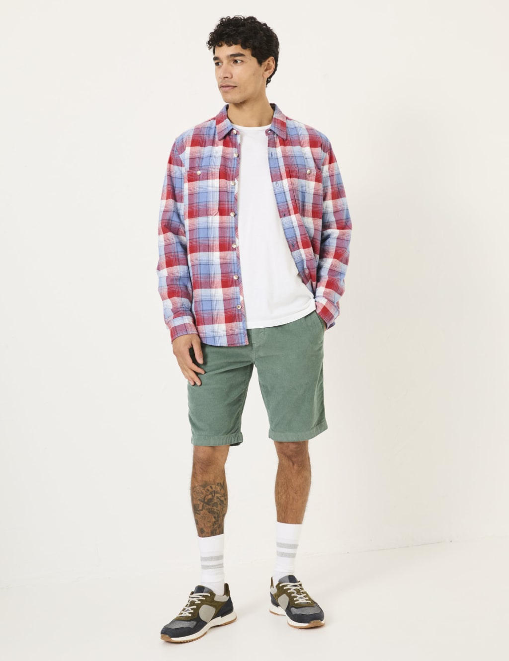 Pure Cotton Check Overshirt 3 of 7