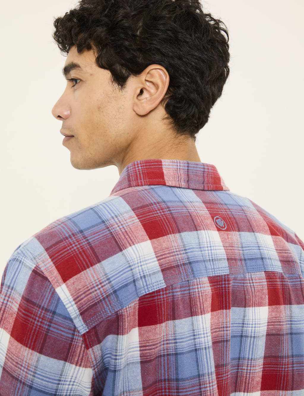 Pure Cotton Check Overshirt 6 of 7
