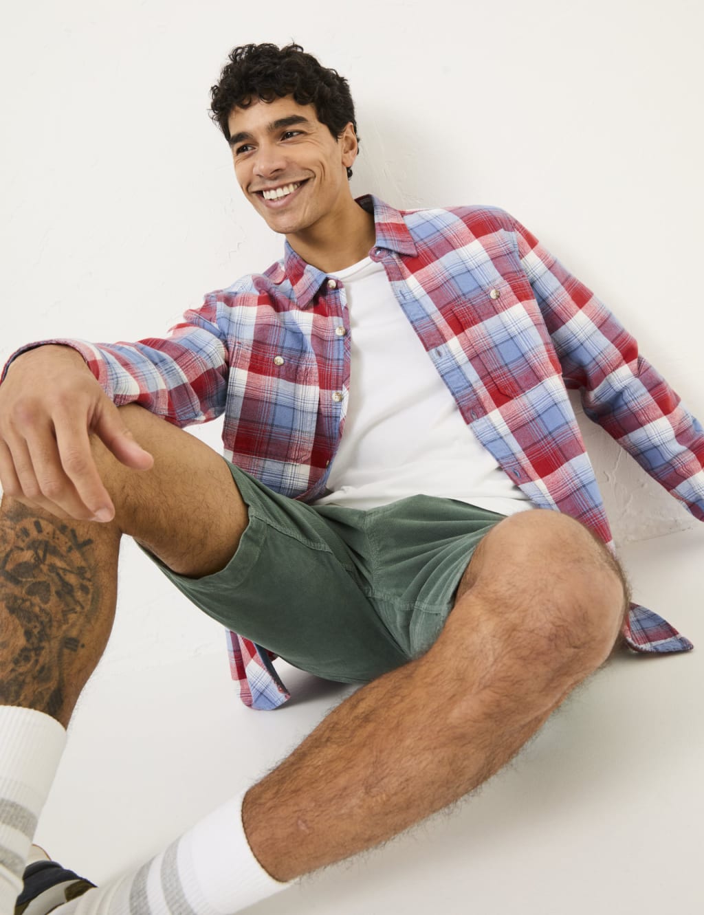Pure Cotton Check Overshirt 7 of 7