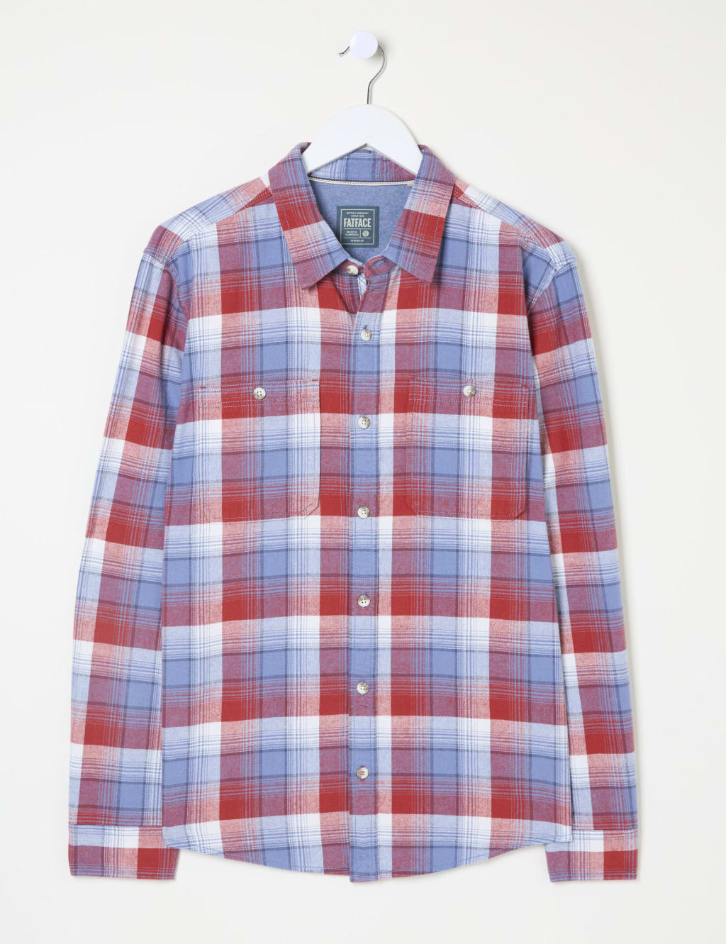 Pure Cotton Check Overshirt 2 of 7