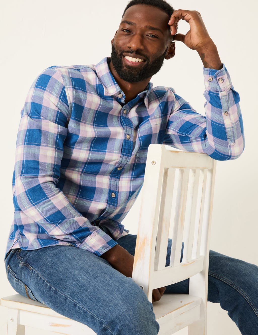 Pure Cotton Check Shirt 5 of 5
