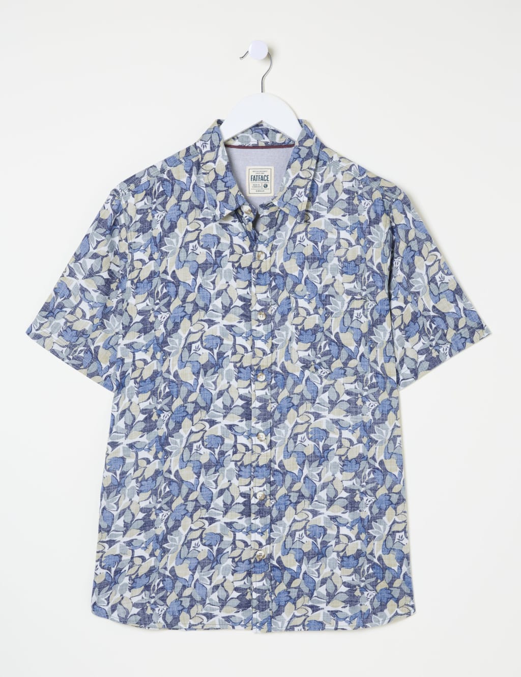 Pure Cotton Leaf Print Shirt 2 of 5
