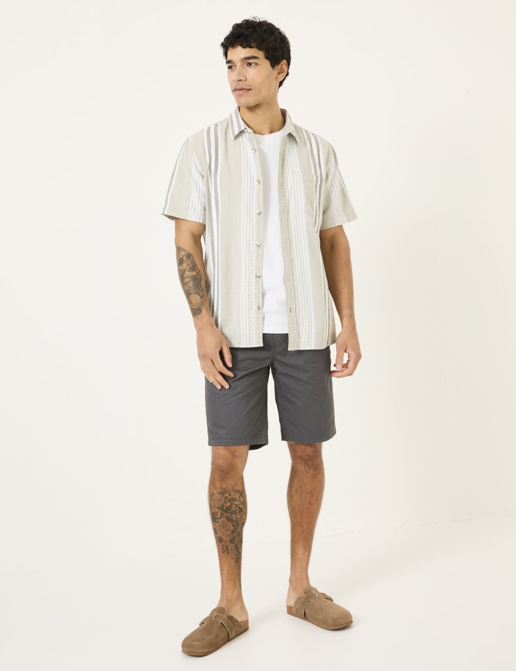 Pure Cotton Striped Overshirt 3 of 6