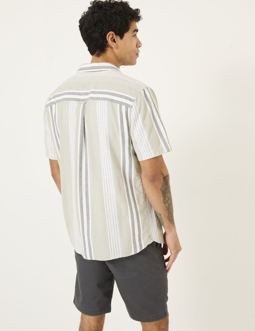 Pure Cotton Striped Overshirt 4 of 6
