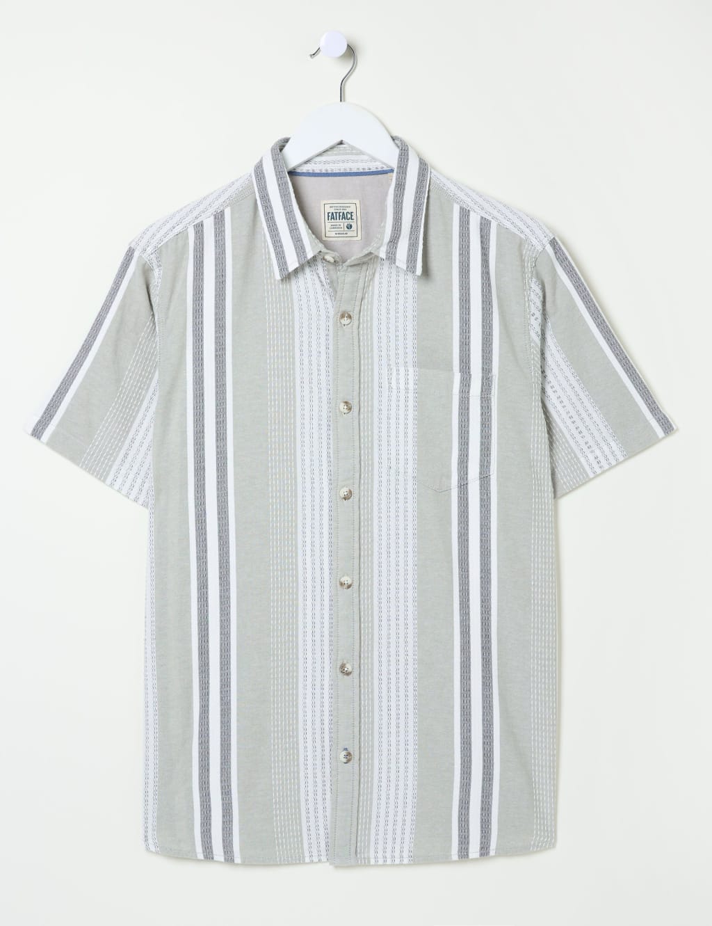 Pure Cotton Striped Overshirt 2 of 6