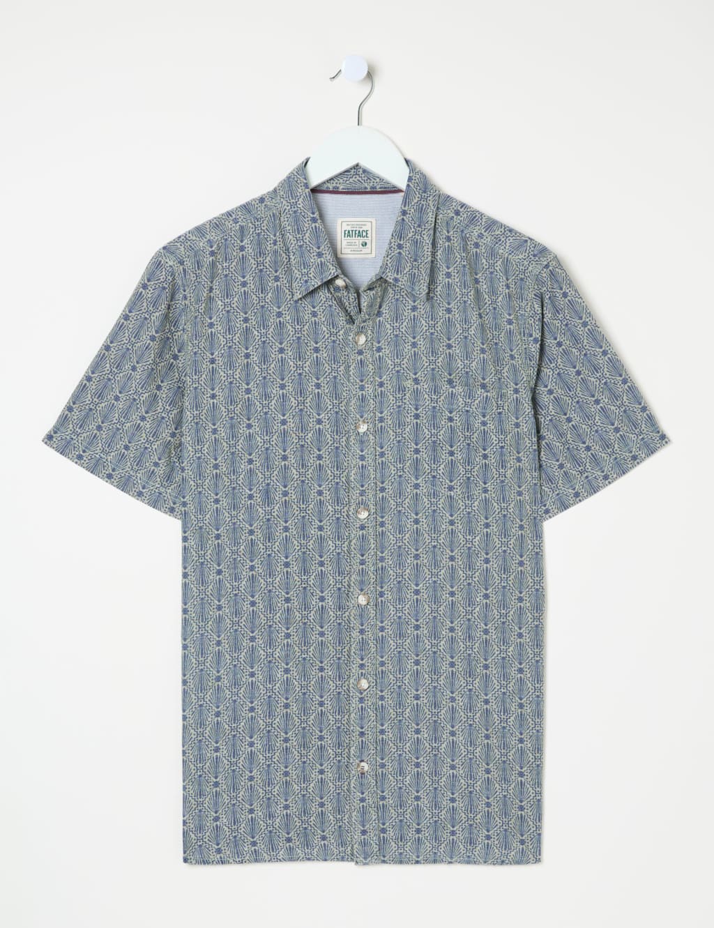 Linen Rich Geometric Shirt 2 of 6