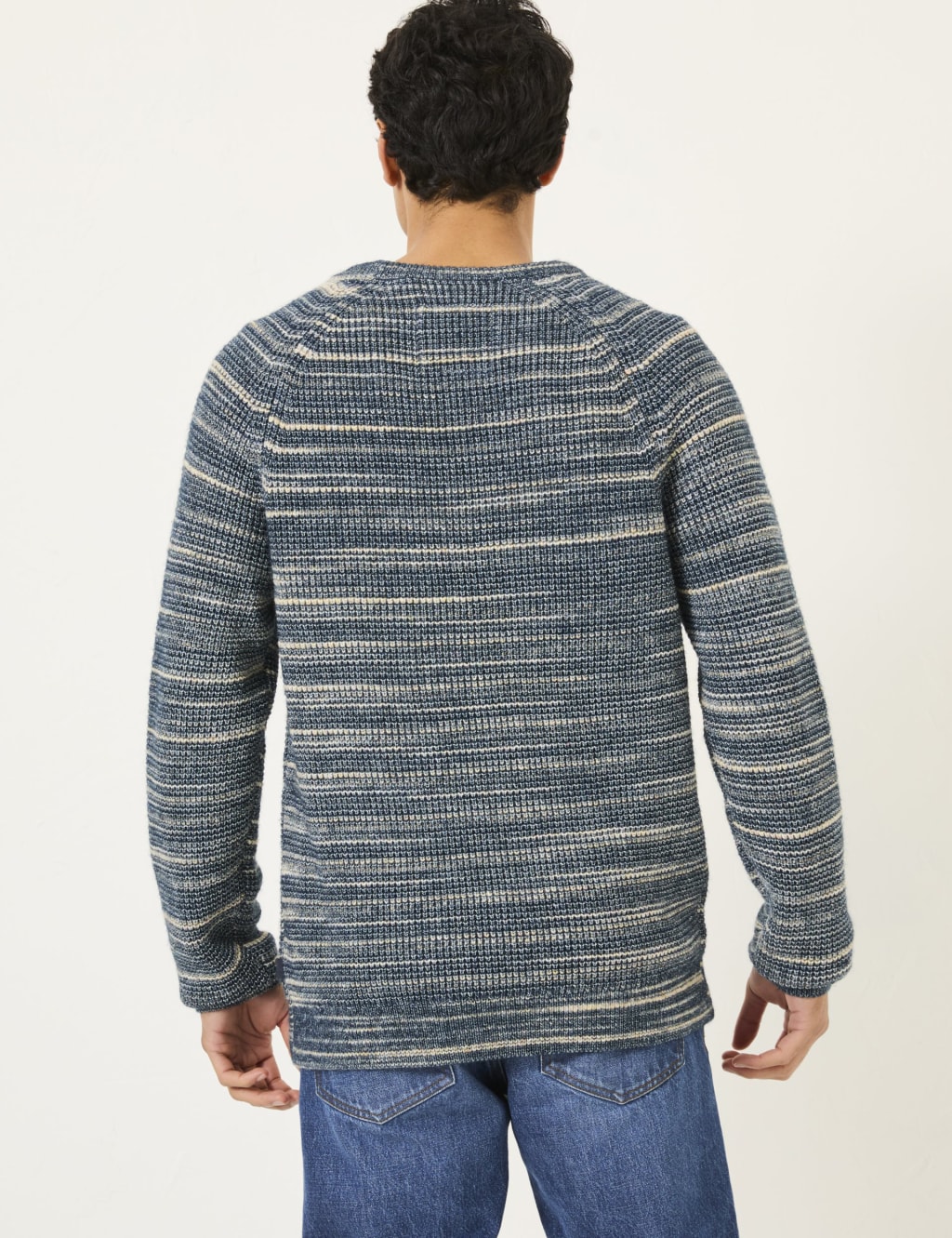 Cotton Rich Ombré Jumper with Wool 3 of 5