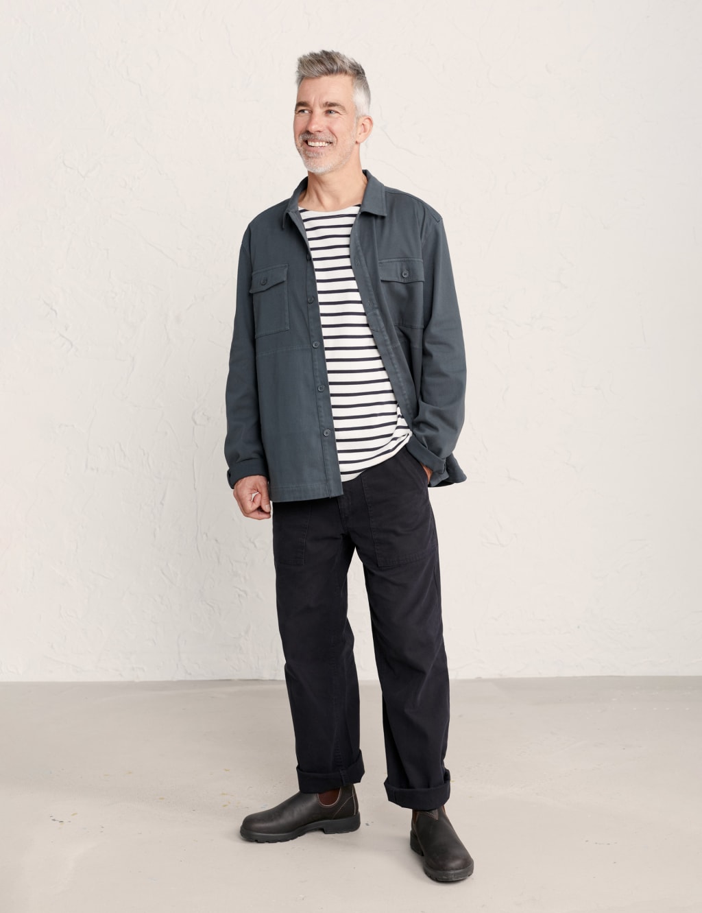 Cotton Striped Long Sleeve T-Shirt 3 of 5