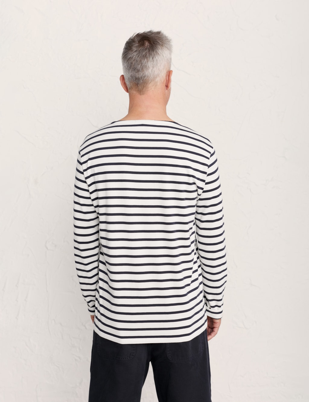Cotton Striped Long Sleeve T-Shirt 4 of 5