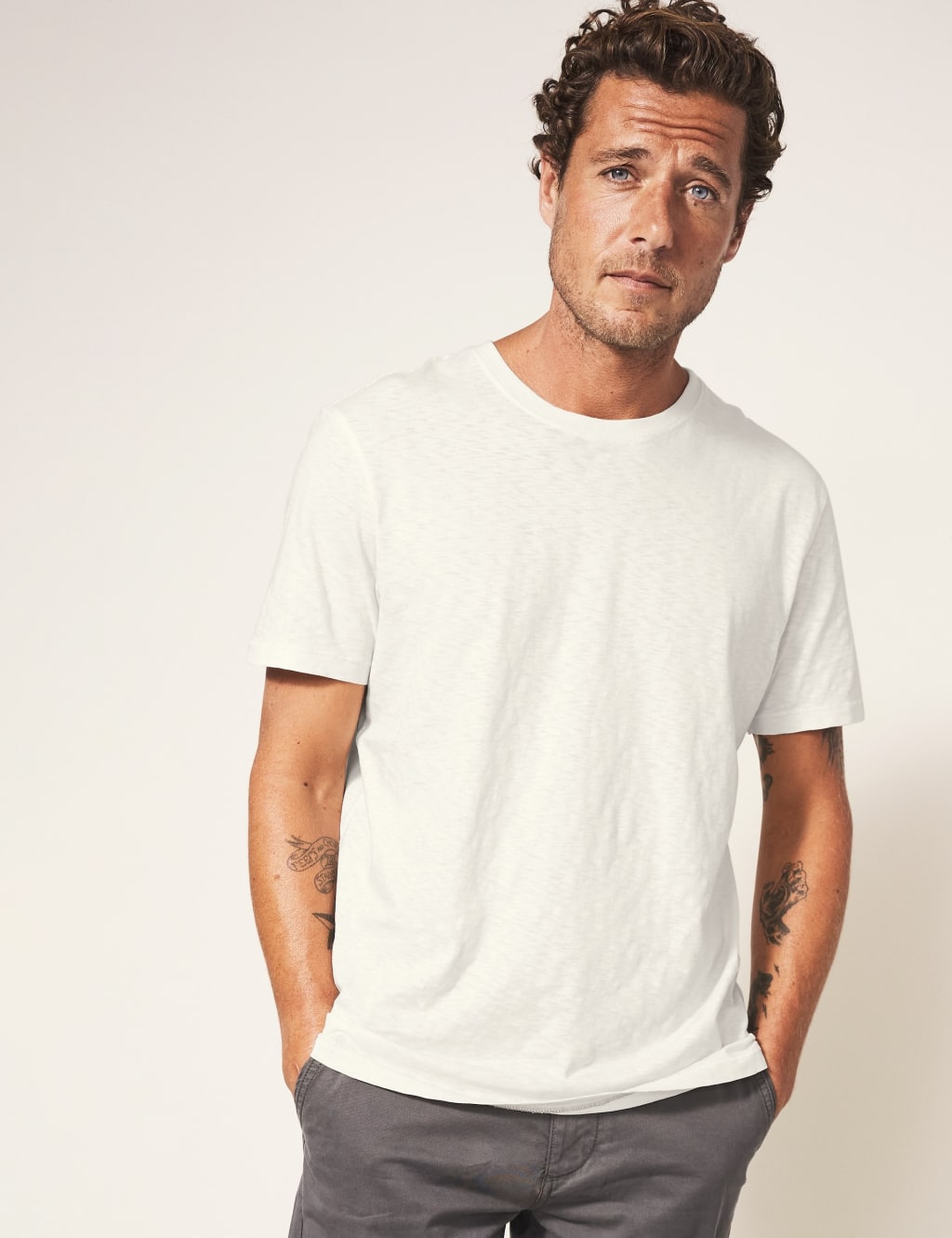Pure Cotton Crew Neck T-Shirt 3 of 6