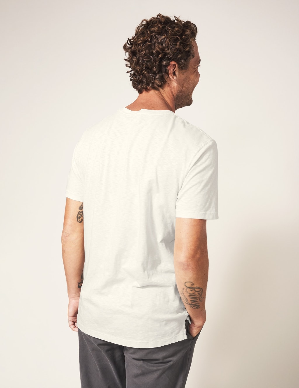 Pure Cotton Crew Neck T-Shirt 4 of 6