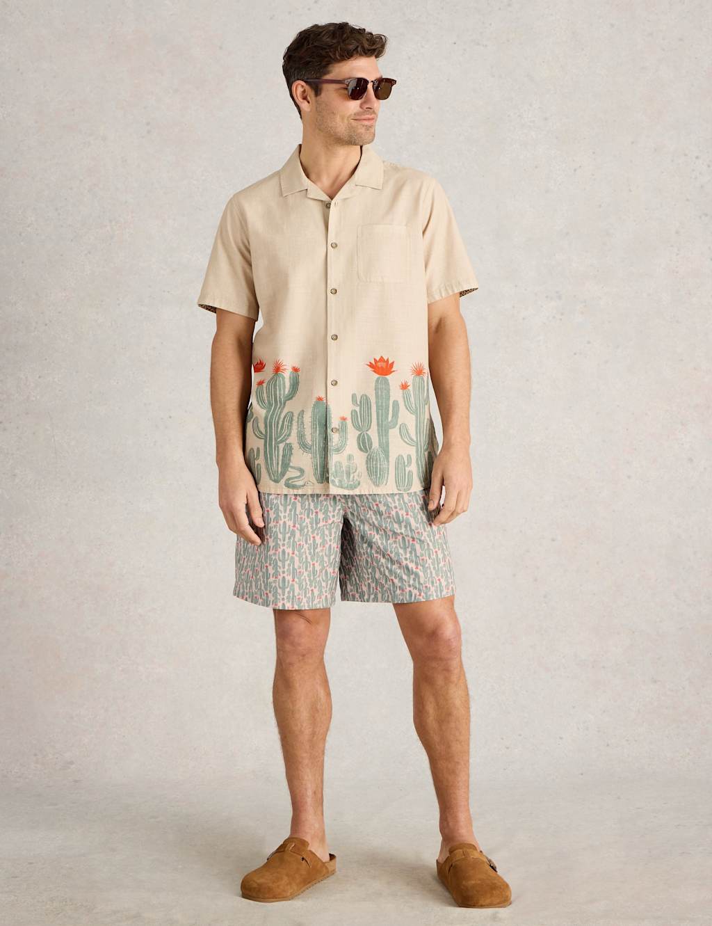 Cactus Print Swim Shorts 3 of 6