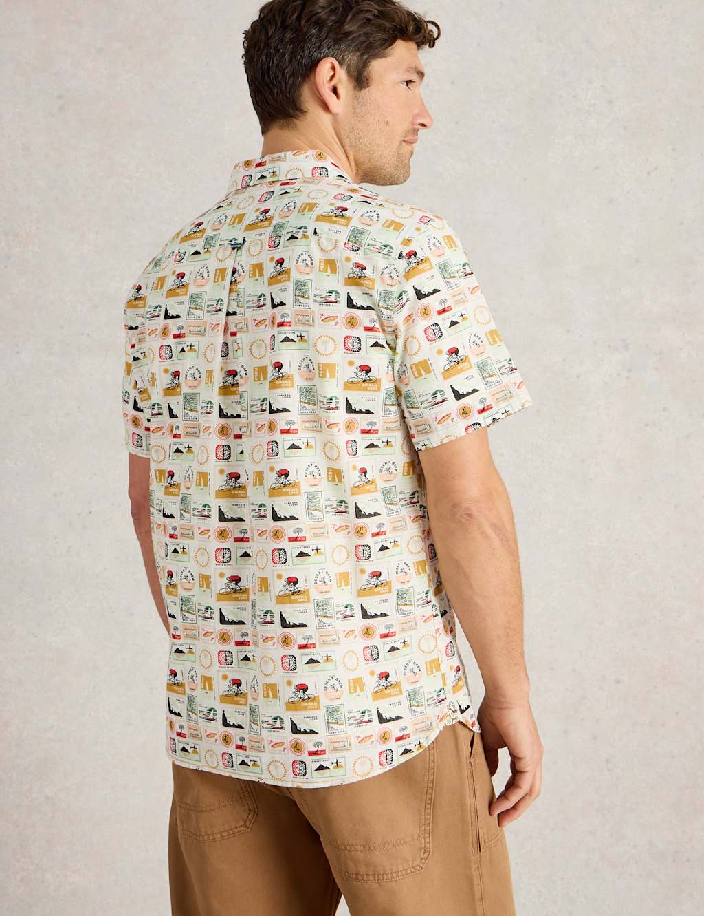 Pure Cotton Travel Print Shirt 4 of 5