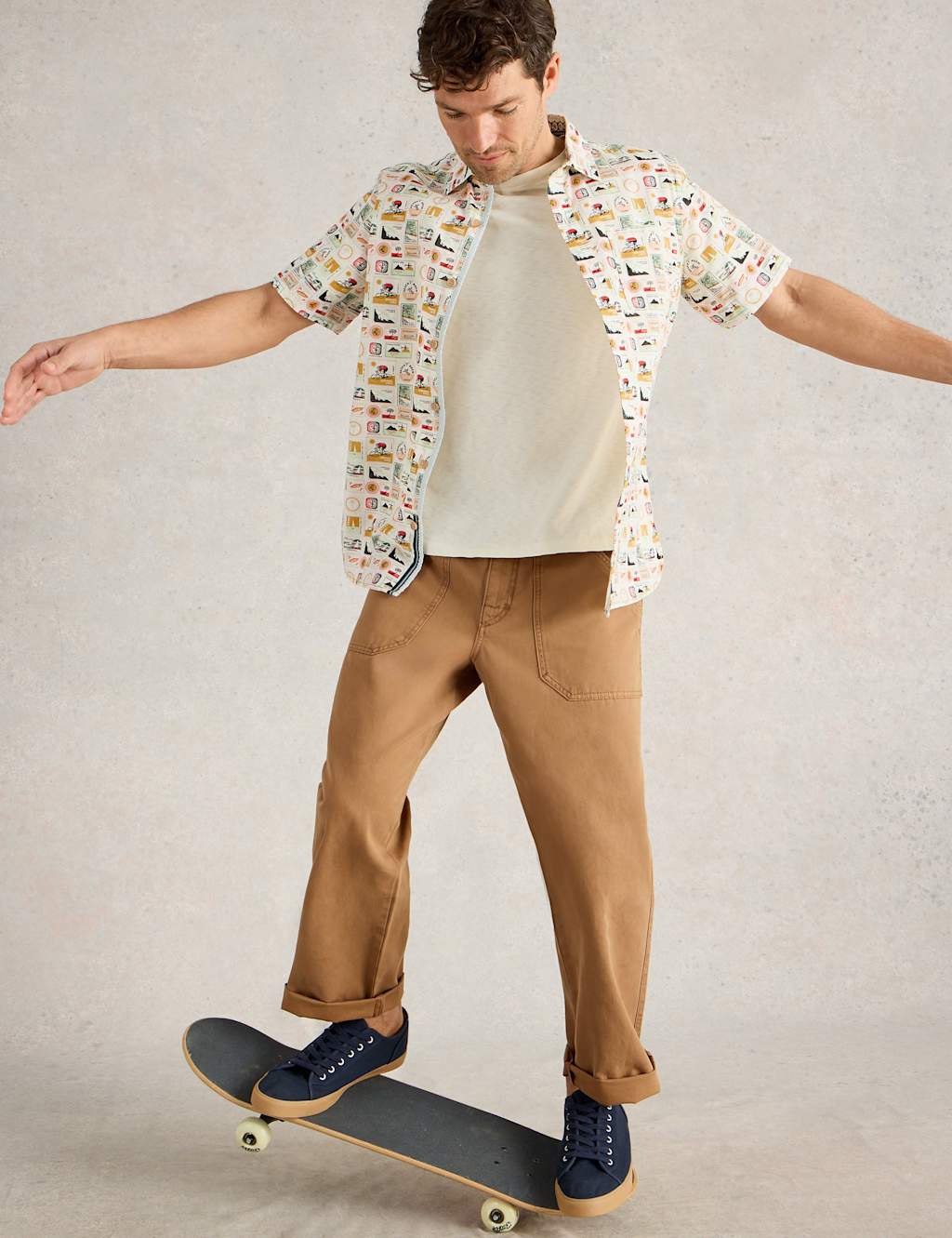 Pure Cotton Travel Print Shirt 5 of 5