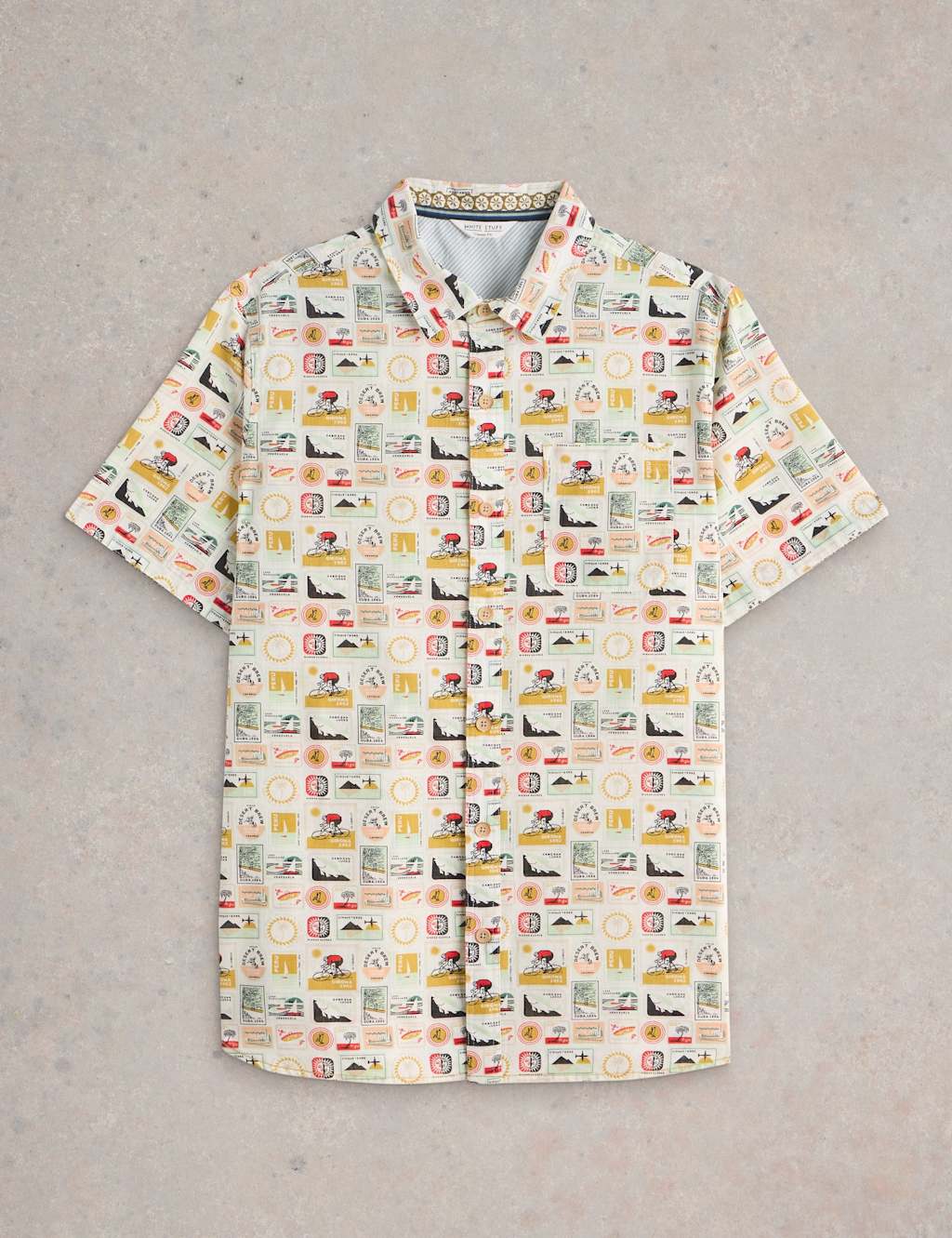 Pure Cotton Travel Print Shirt 2 of 5