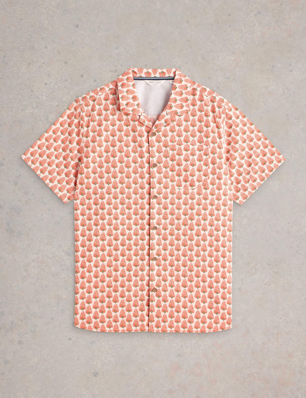 Regular Fit Pure Cotton Geometric Shirt 2 of 5