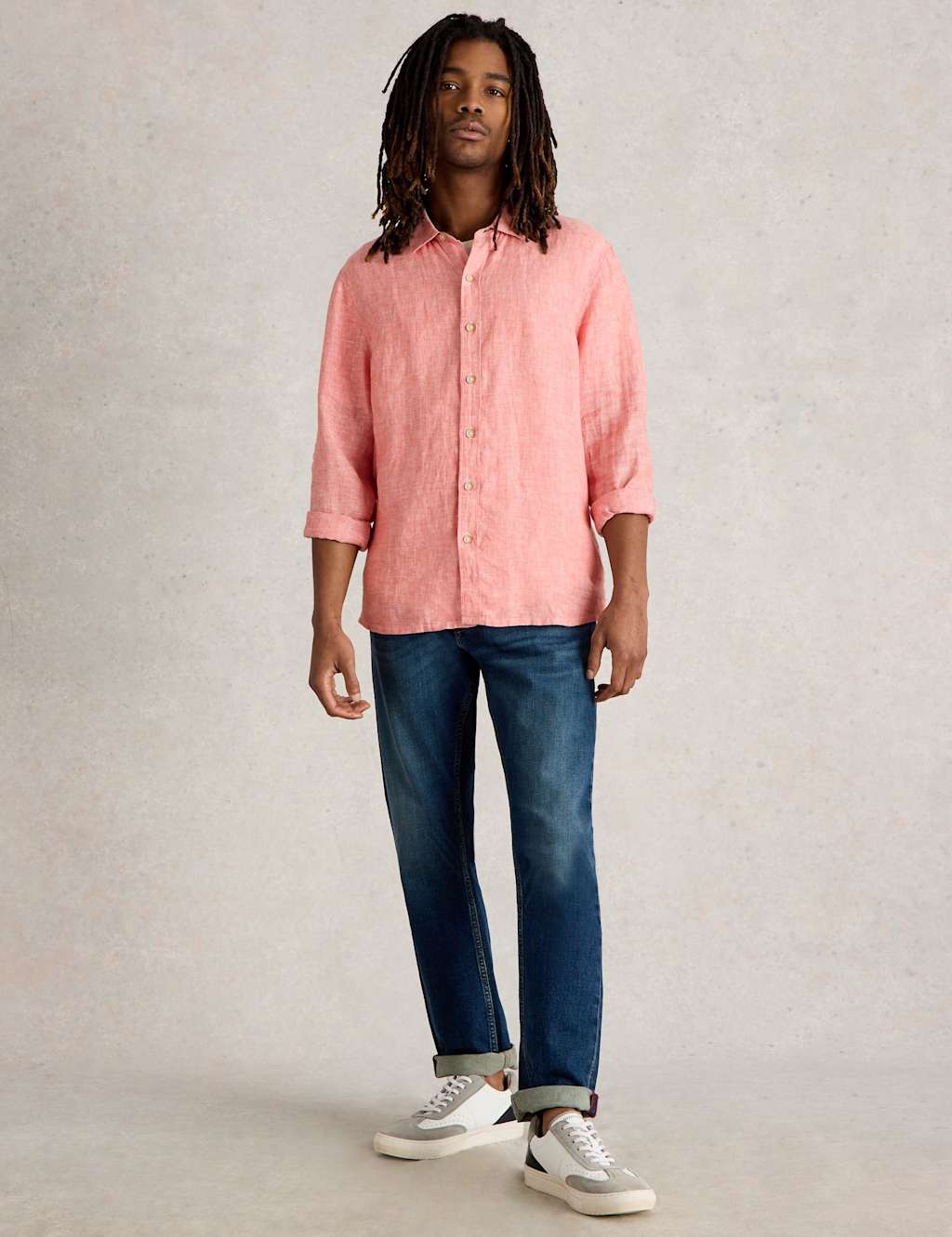 Regular Fit Pure Linen Shirt 3 of 6