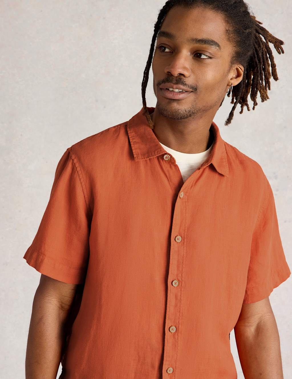 Regular Fit Pure Linen Shirt 5 of 6