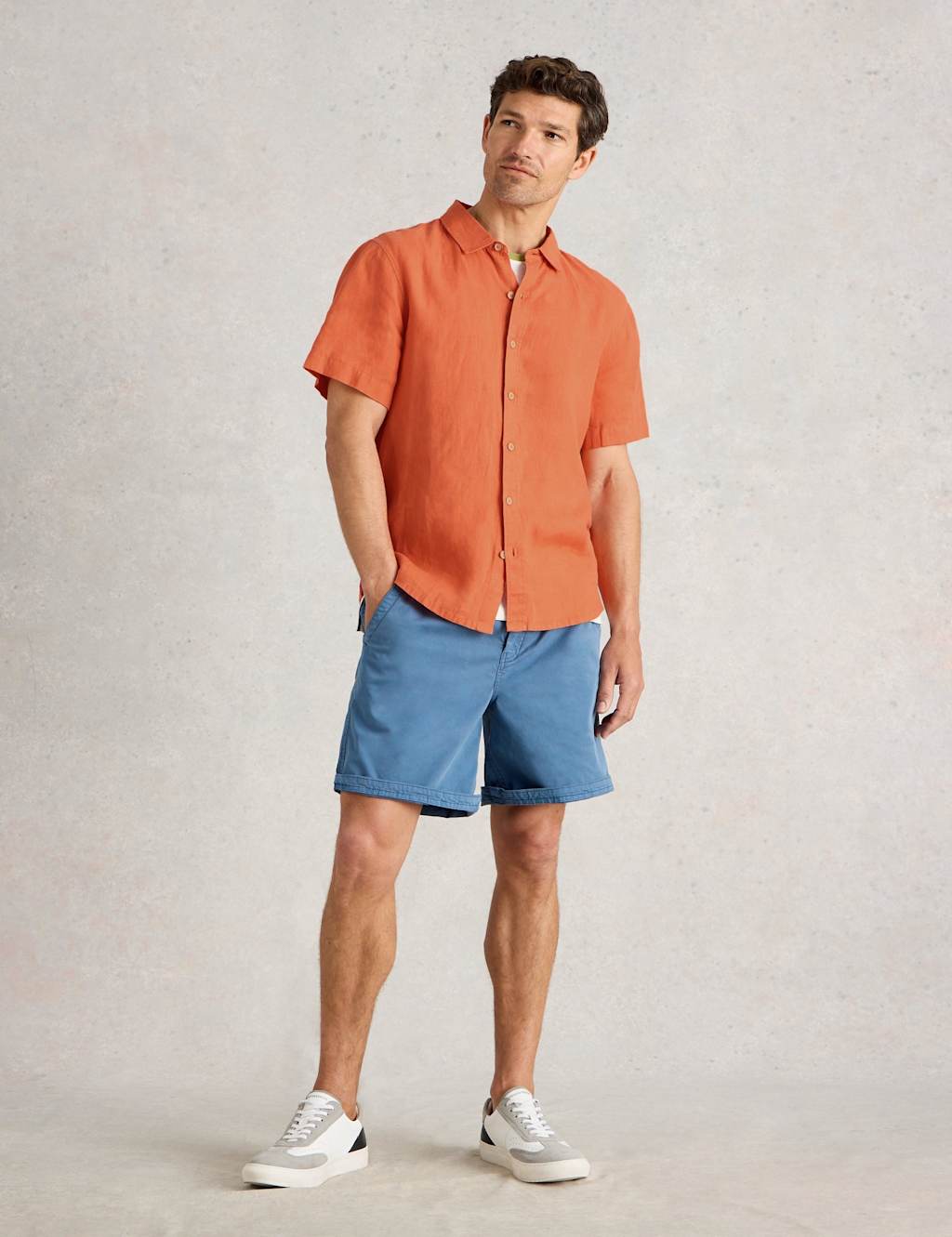 Regular Fit Pure Linen Shirt 1 of 6