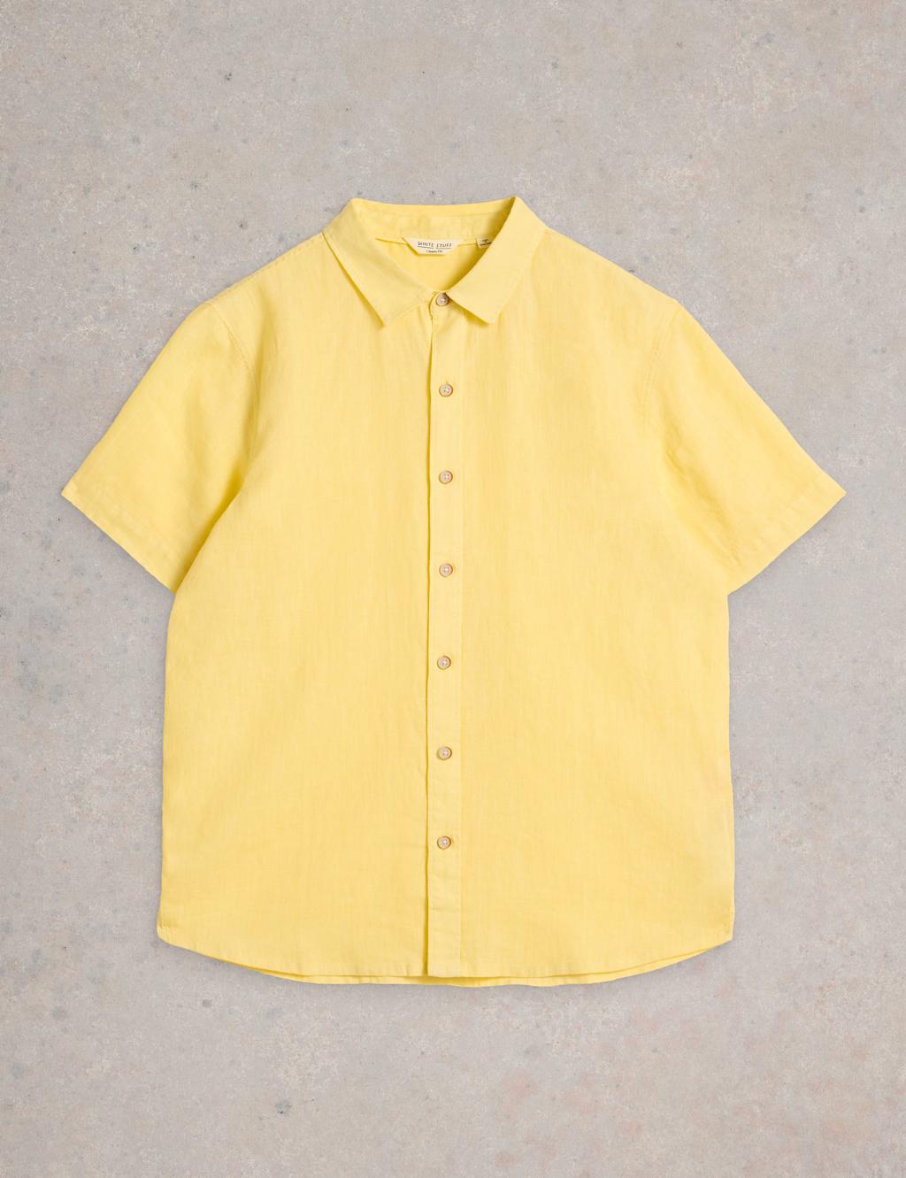 Regular Fit Pure Linen Shirt 2 of 6