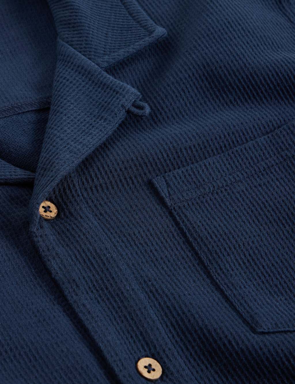 Pure Cotton Ribbed Short Sleeve Shirt 6 of 6