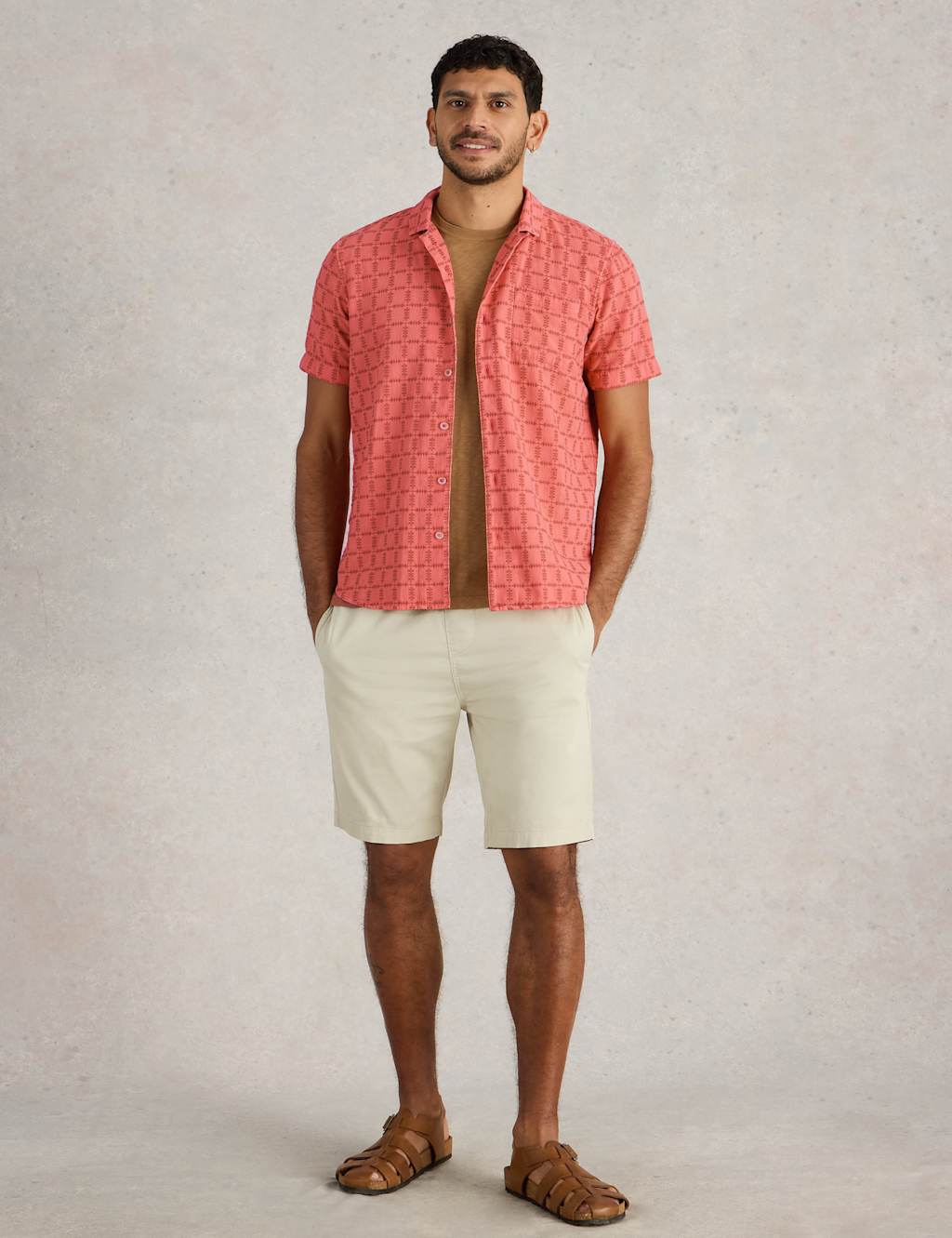 Regular Fit Flannel Check Short Sleeve Shirt 3 of 5