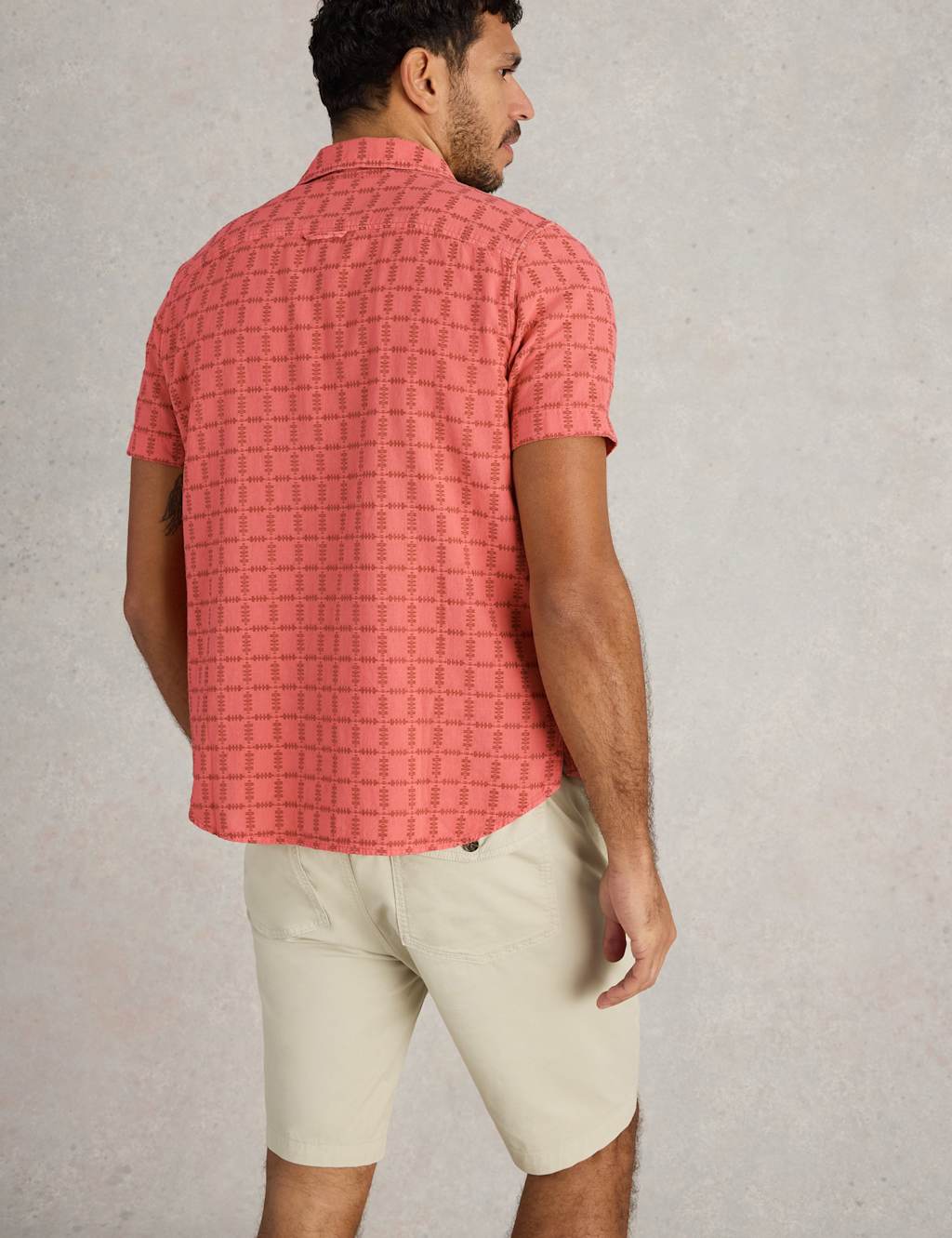 Regular Fit Flannel Check Short Sleeve Shirt 4 of 5